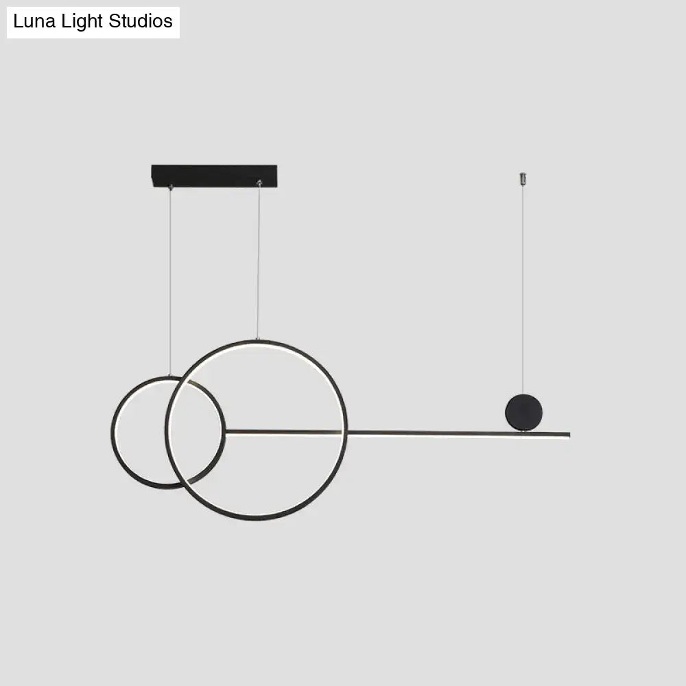 White Linear Pendant Lamp