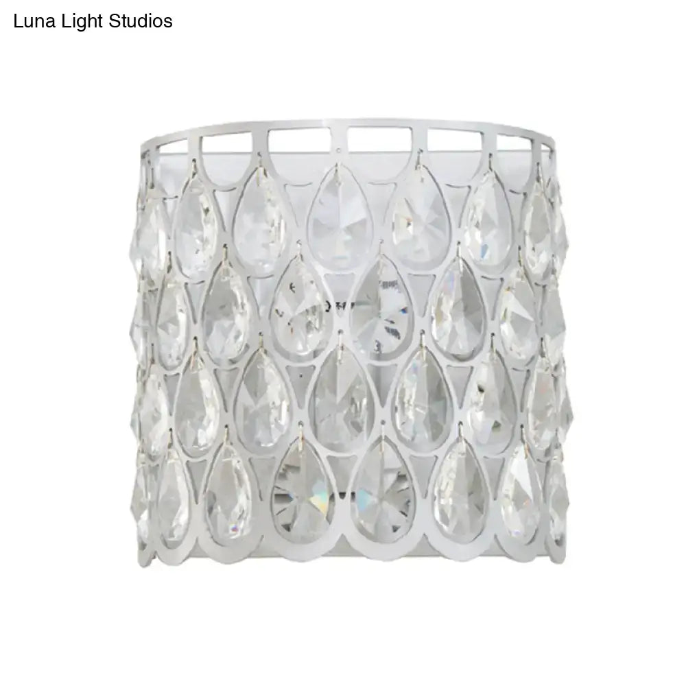 White Crystal Wall Lamp