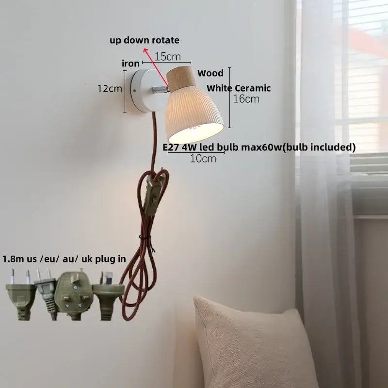 Ceramic LED Wall Light