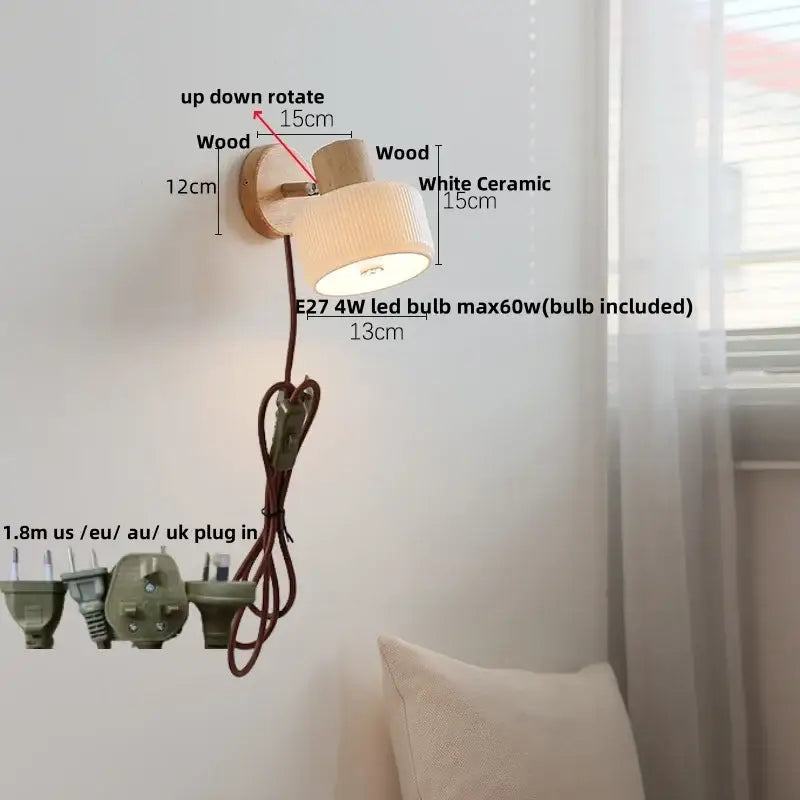Ceramic LED Wall Light