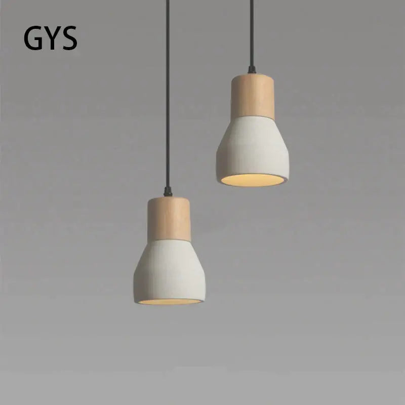 White Ceramic Pendant Lamp Minimalist 3000K