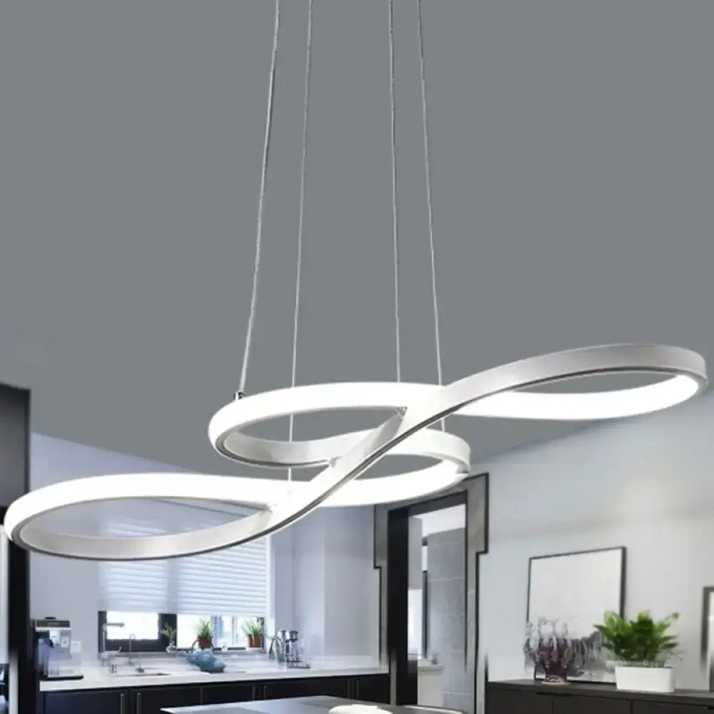 Black White Infinity Pendant
