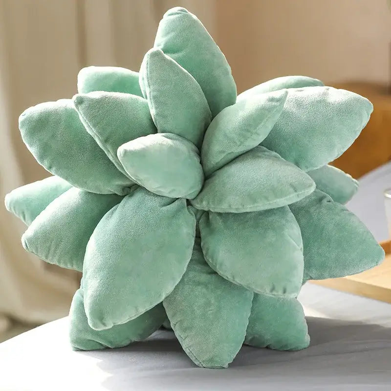 Mint Succulent Cactus Pillow