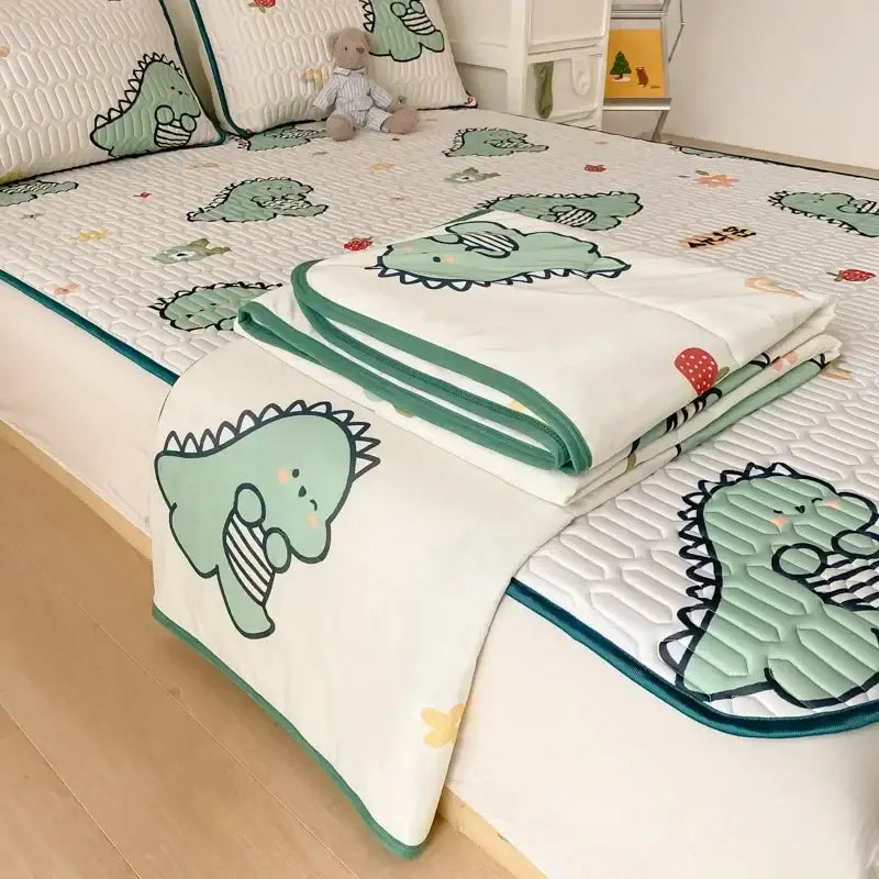 Mint Dinosaur Bedding Set