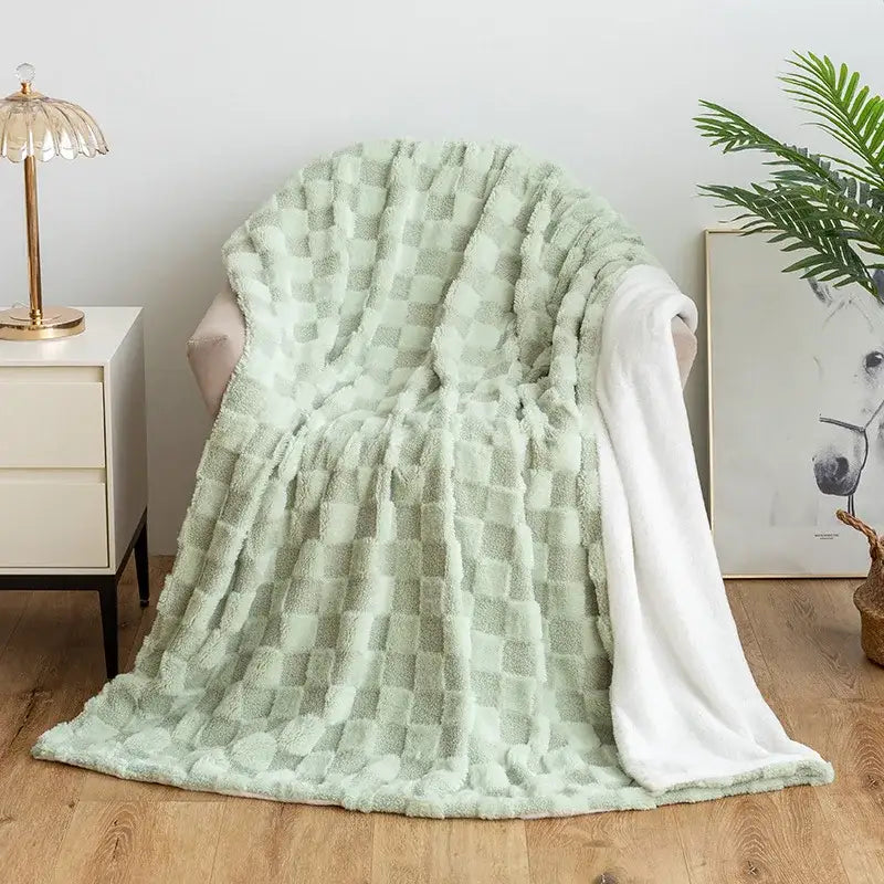 Mint Jacquard Sofa Cover