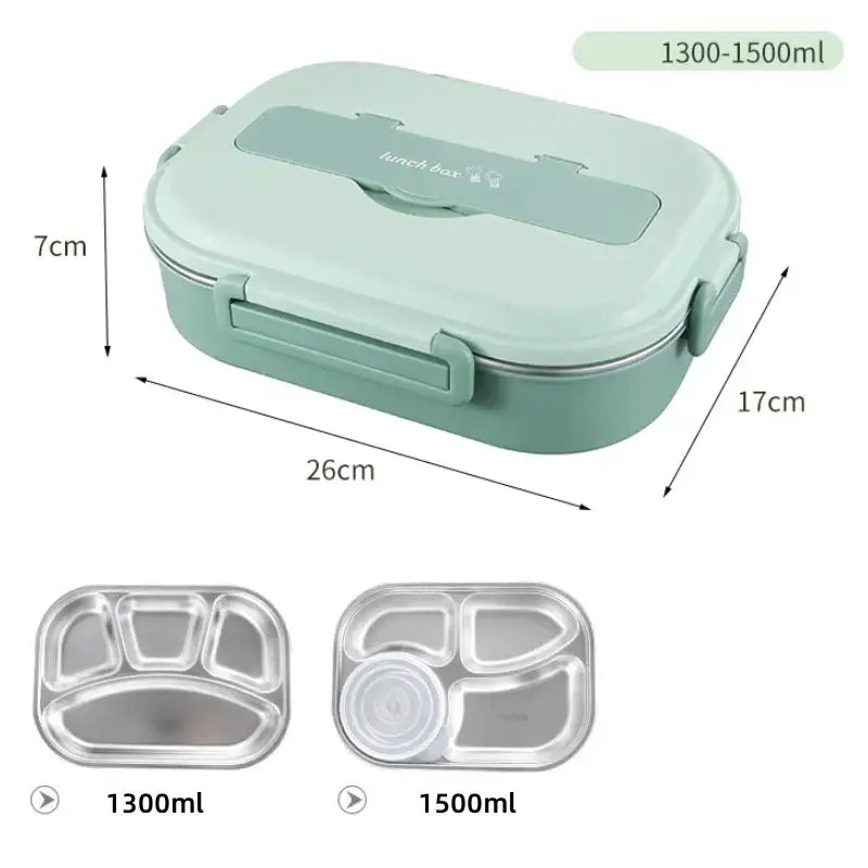 Mint Insulated Bento Box