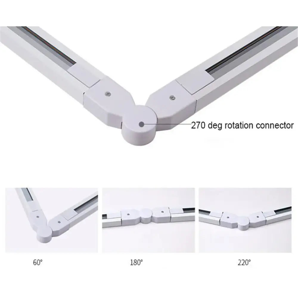 Black White Track Light