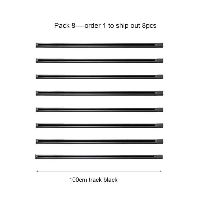 Black White Track Light