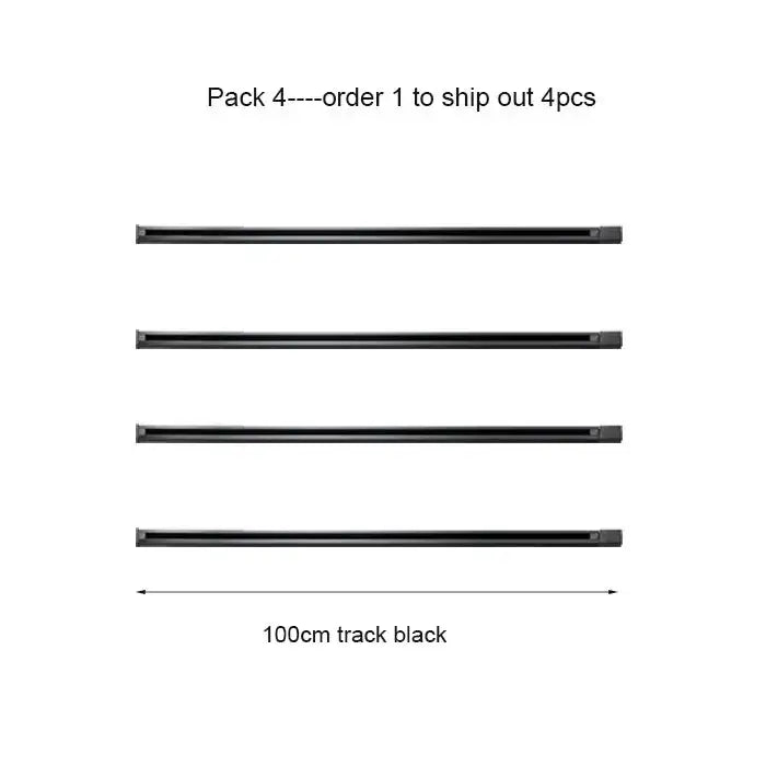 Black White Track Light