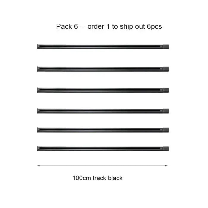 Black White Track Light
