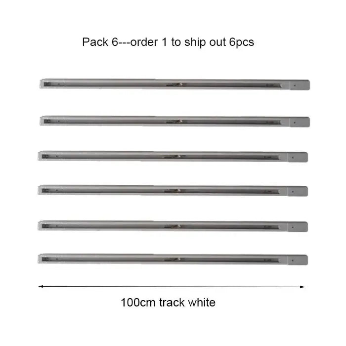 Black White Track Light