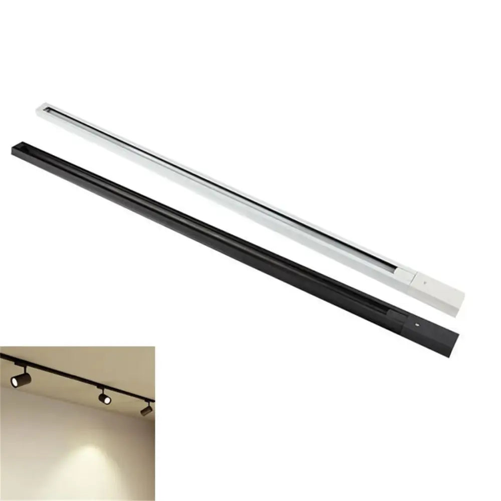 Black White Track Light