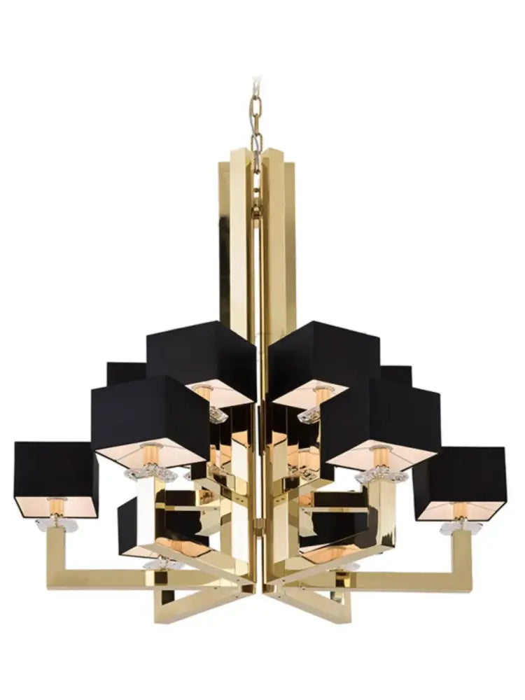 Chrome Crystal 12-Light Chandelier