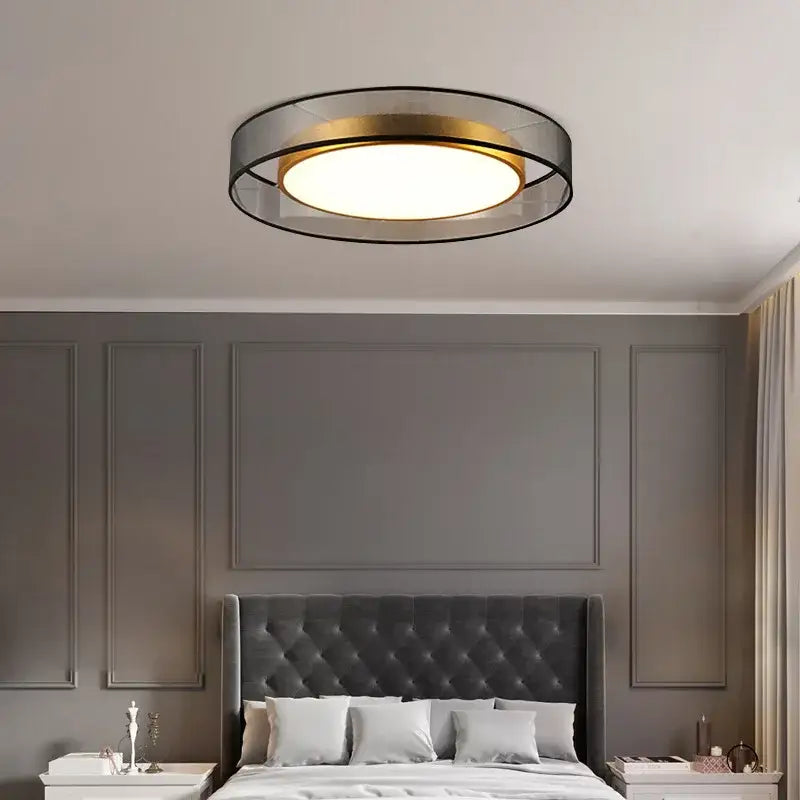Copper Frosted Ceiling Light