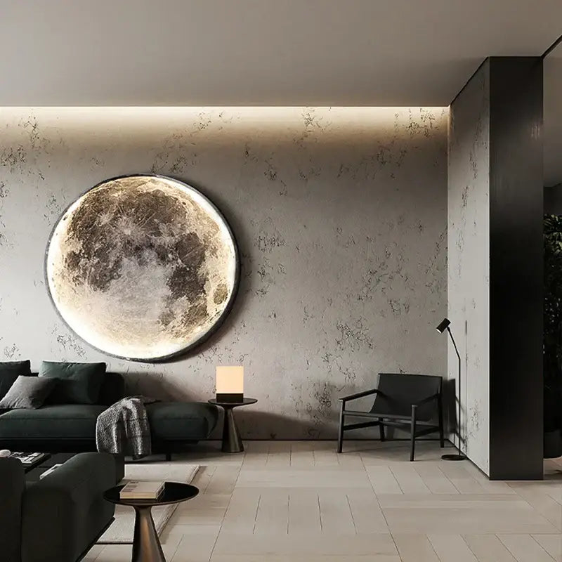 Moon Earth LED Wall Light