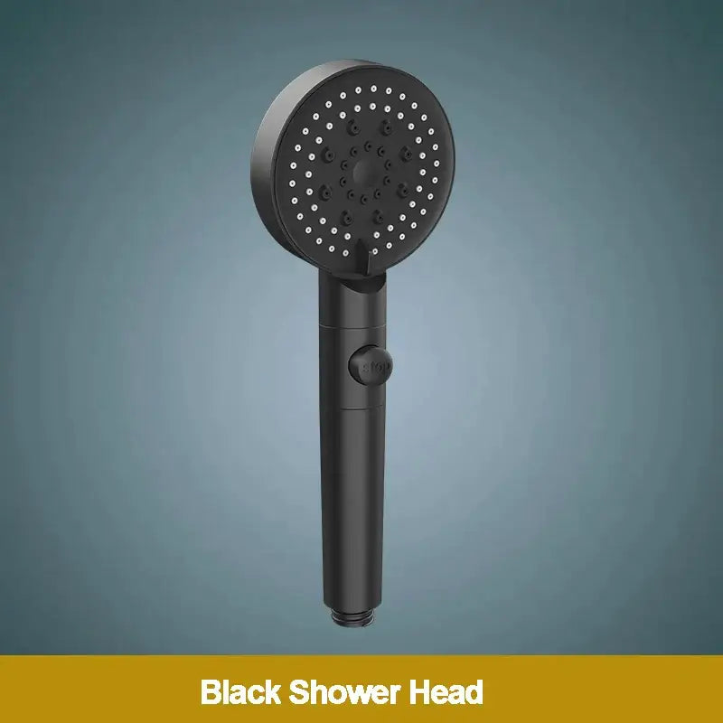 White Black Shower Head
