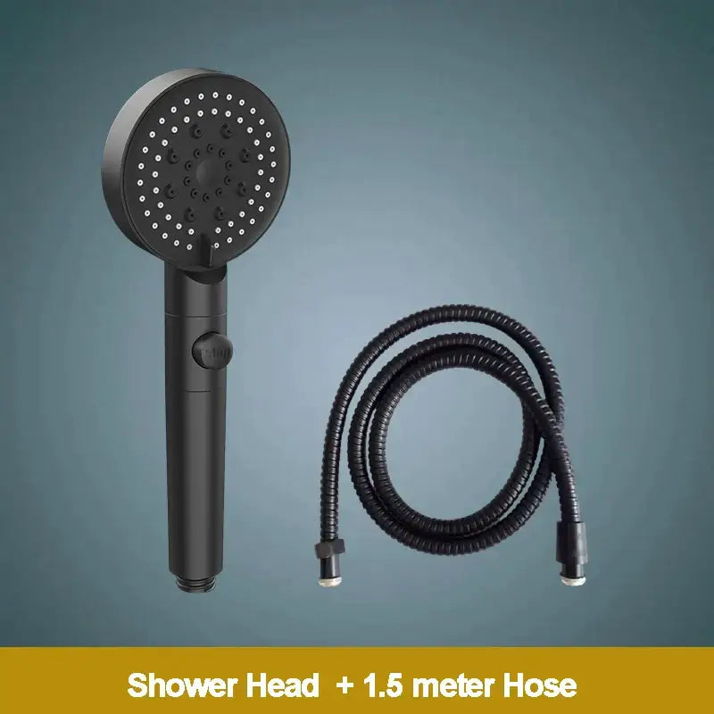 White Black Shower Head
