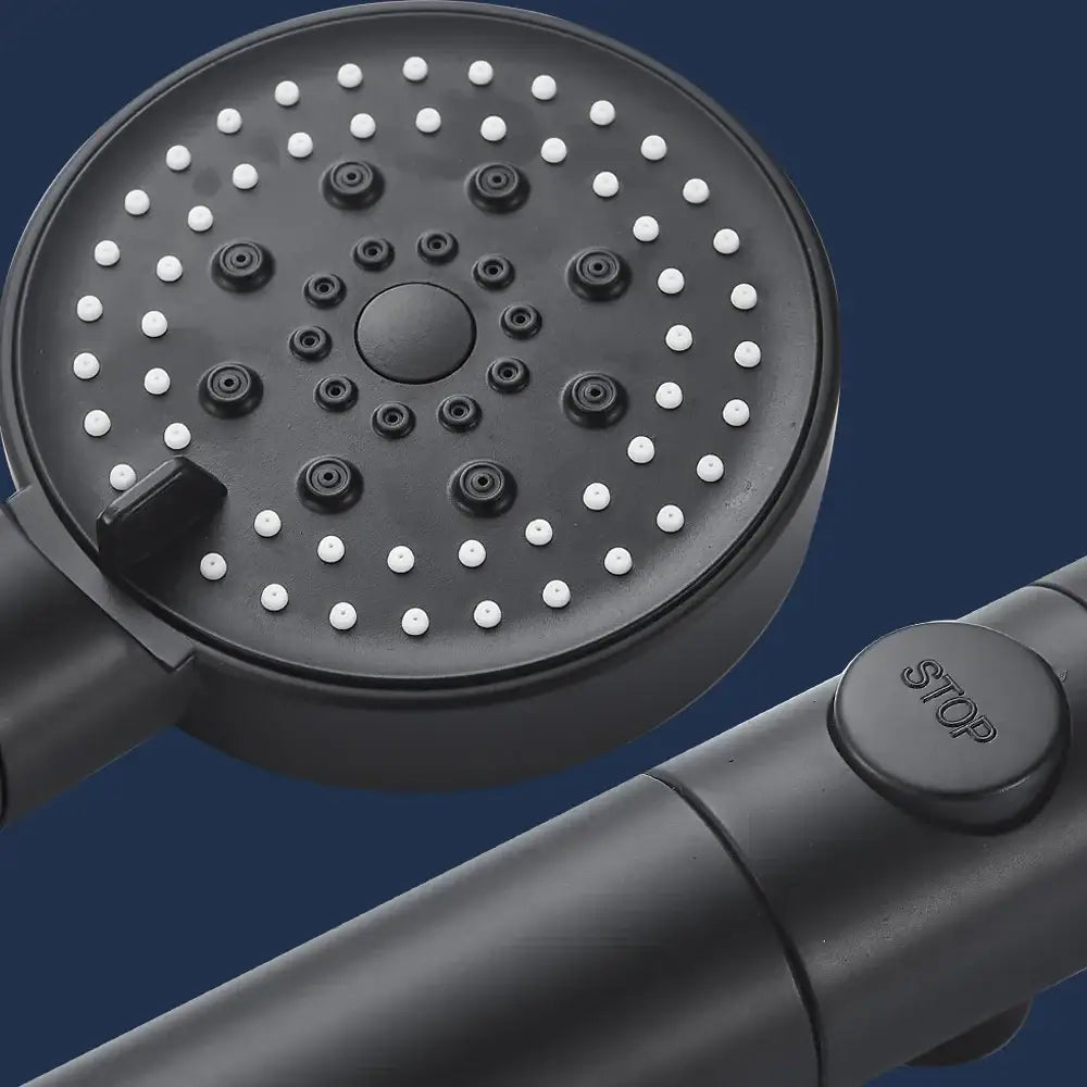 White Black Shower Head