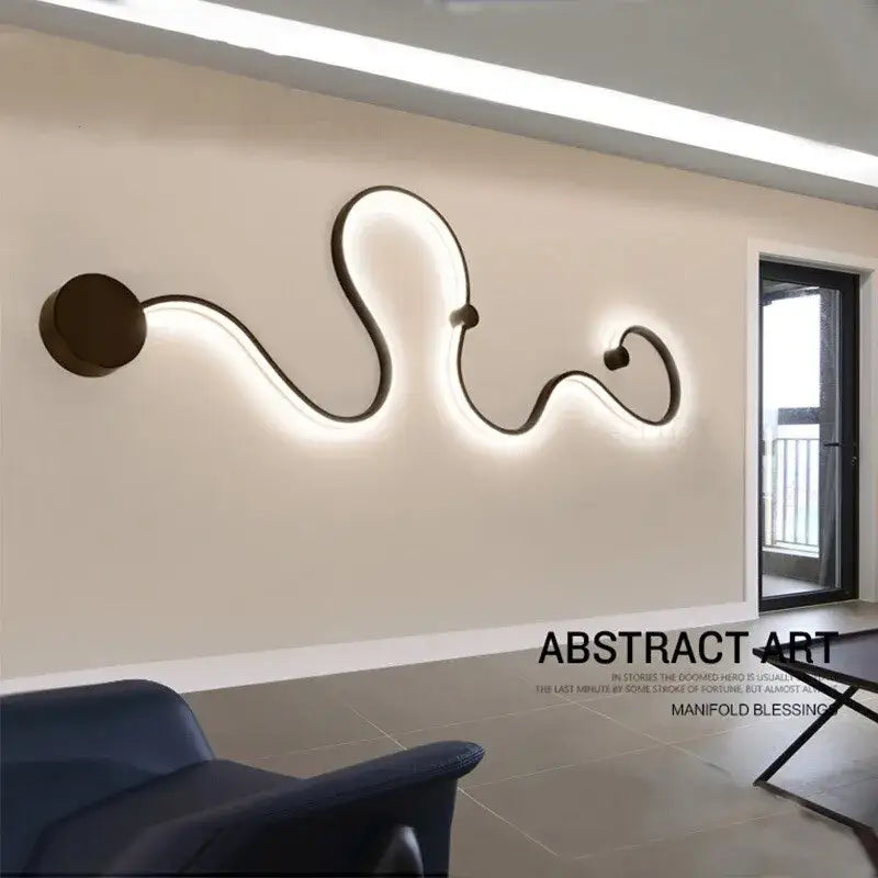 Black Iron Wall Sconce with RGB Dimmable LED