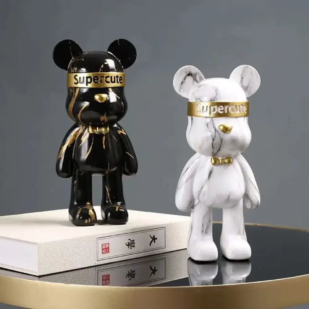 Graffiti Bear Resin Figurine