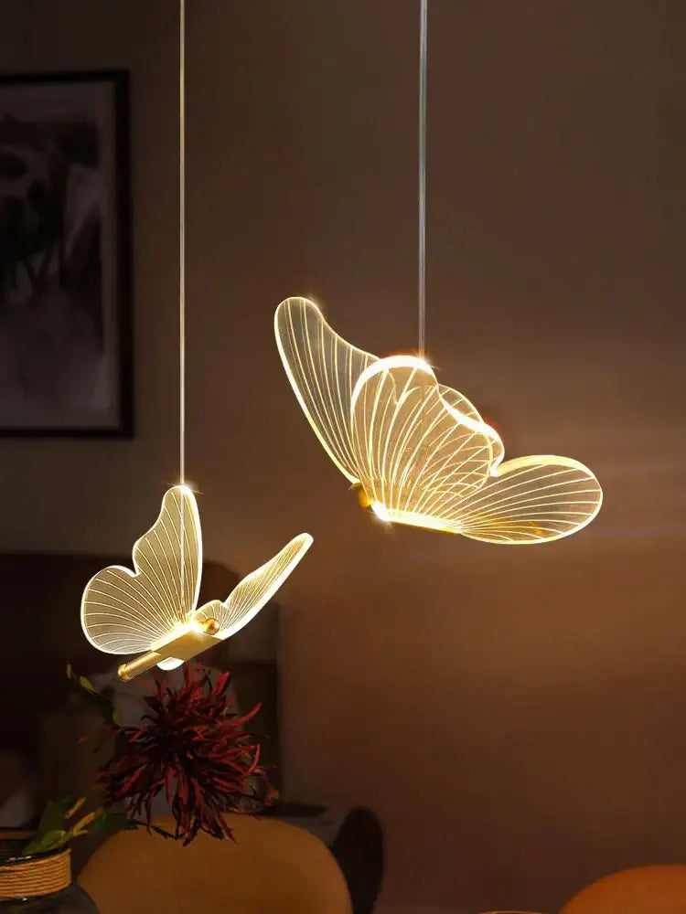 Acrylic Butterfly LED Chandelier