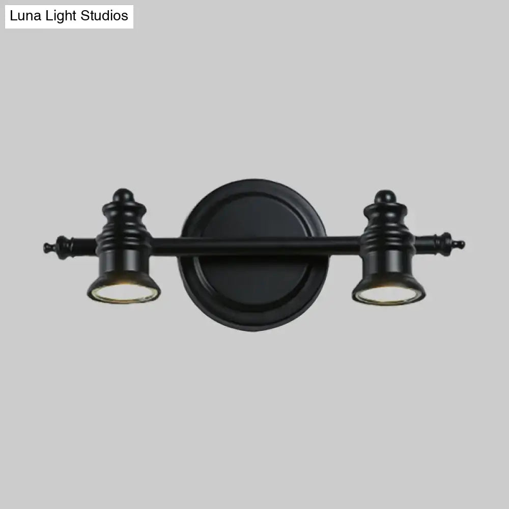 Matte Black Wall Light