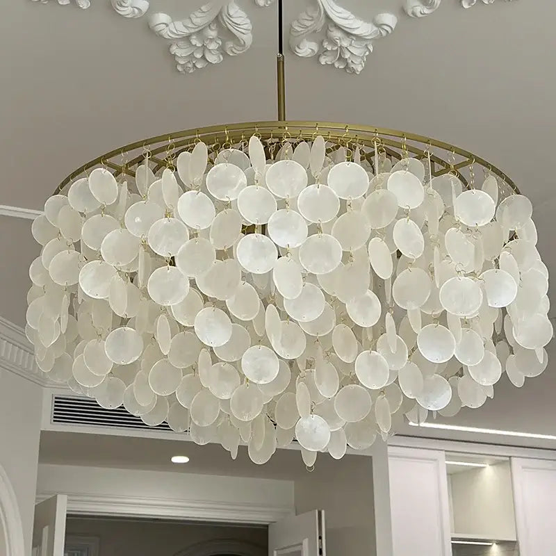 Shell Chandelier Pendant Light