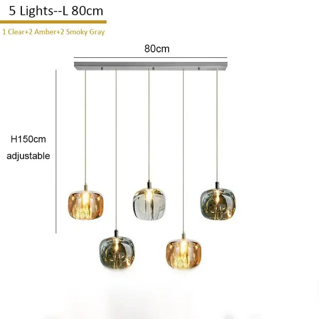Gold Crystal LED 21-Light Dining Area Chandelier