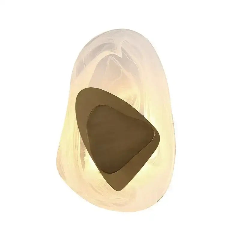 Amber Crystal Wall Lamp