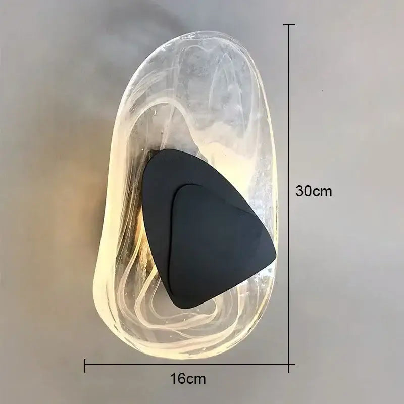 Amber Crystal Wall Lamp