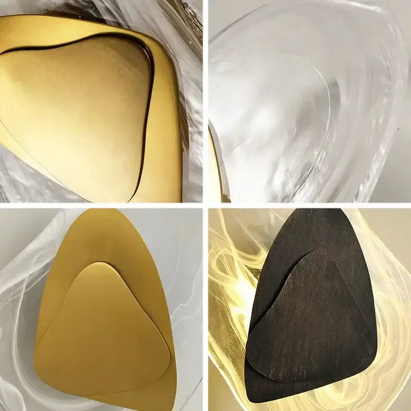 Amber Crystal Wall Lamp