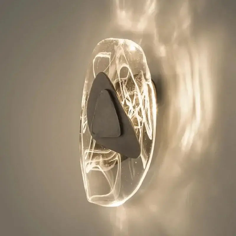 Amber Crystal Wall Lamp