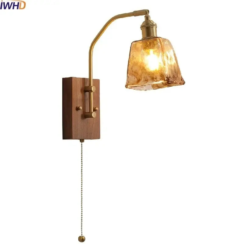 Amber Copper Wall Lamp