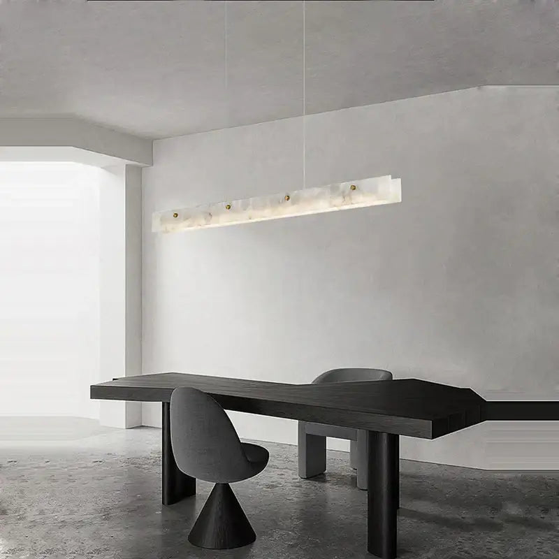 Marble Steel Dining Chandelier