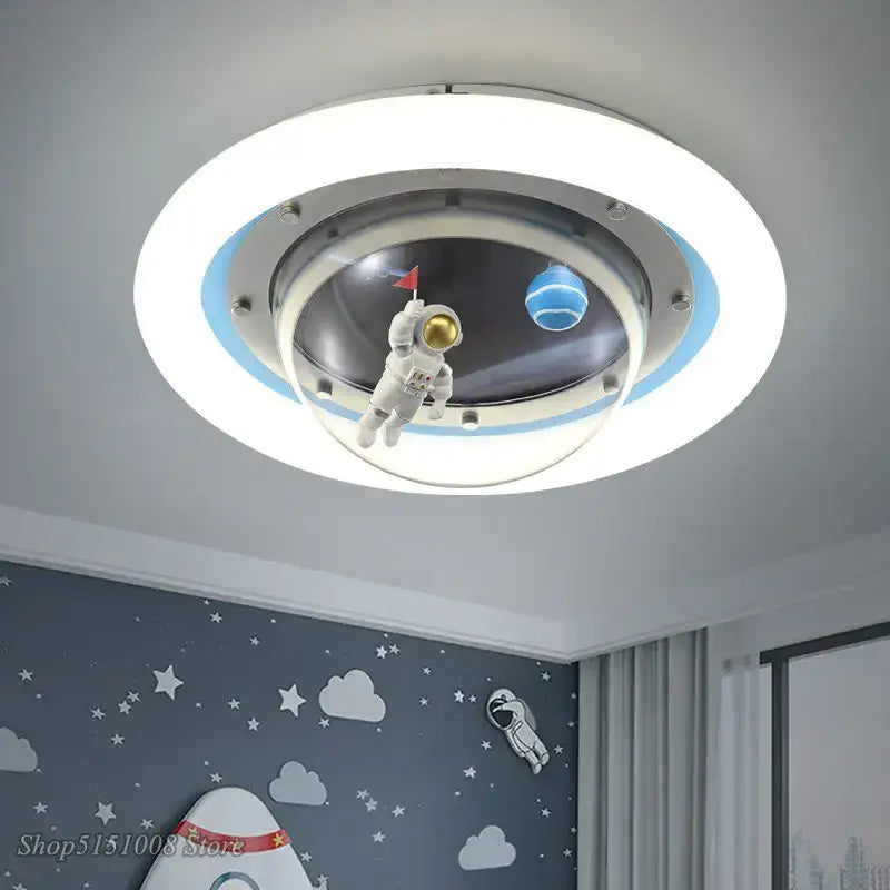 Spaceman Planet Ceiling Lamp