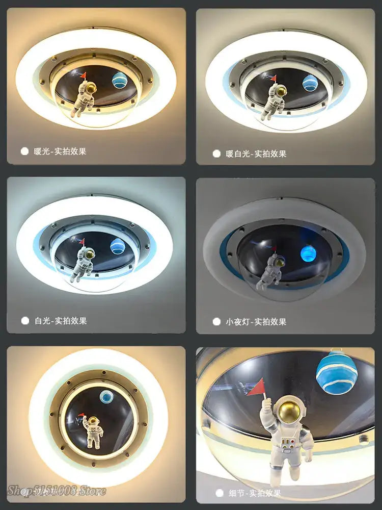 Spaceman Planet Ceiling Lamp