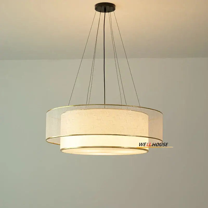 Beige LED Pendant Light