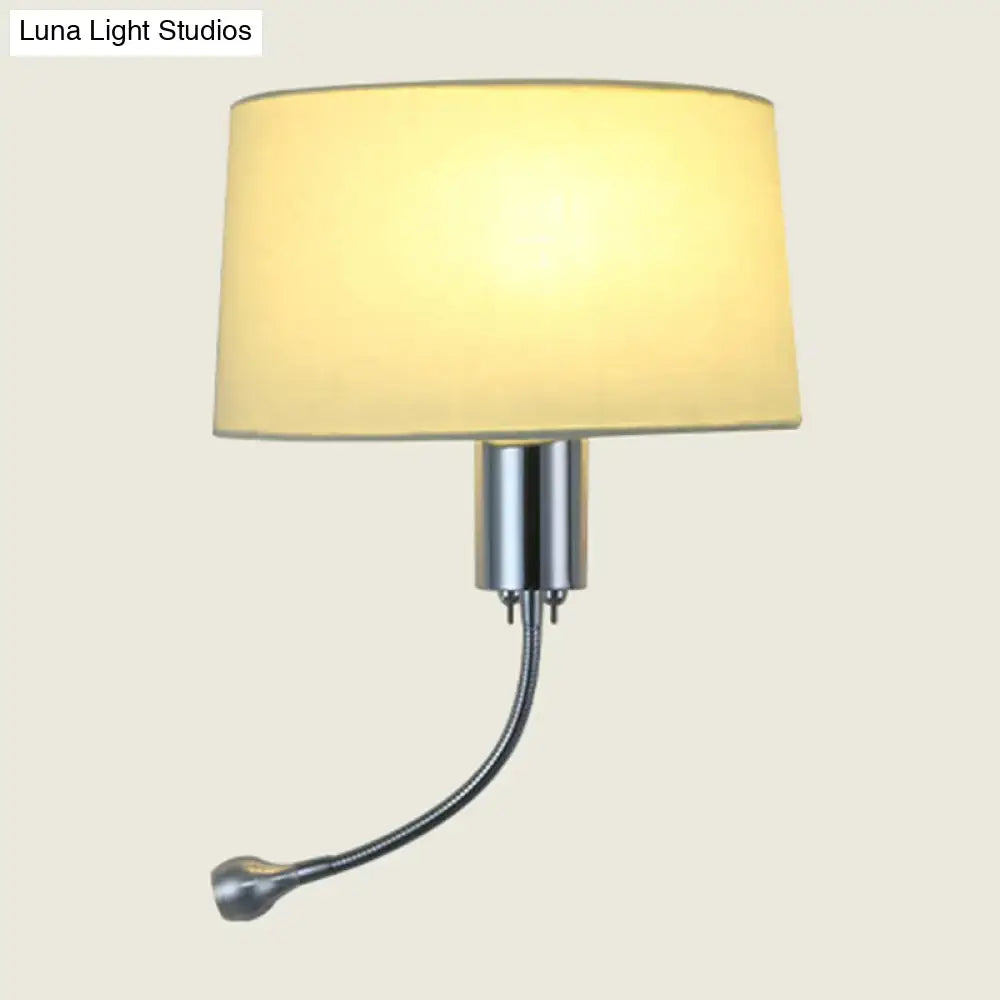 Beige Flush Wall Sconce