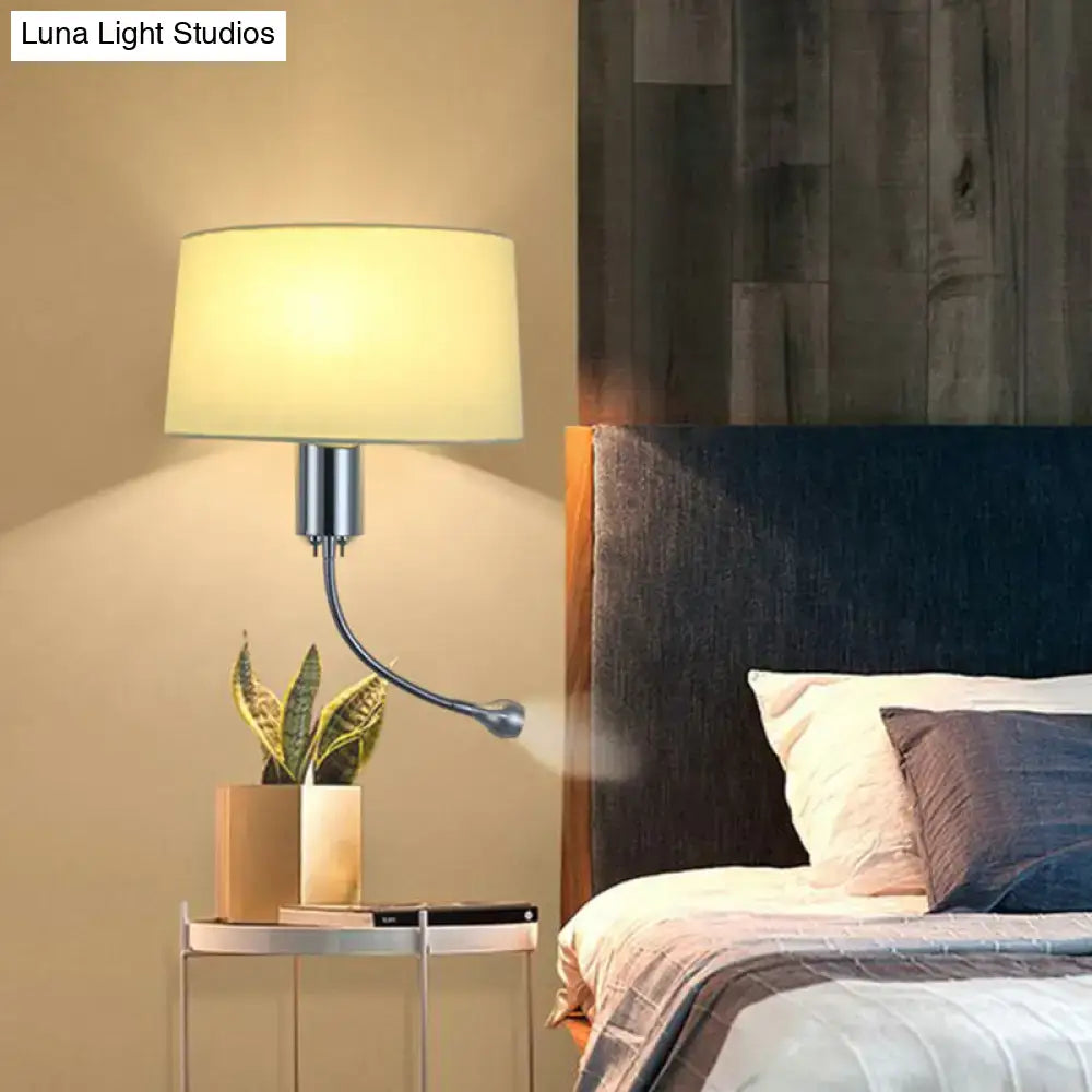 Beige Flush Wall Sconce