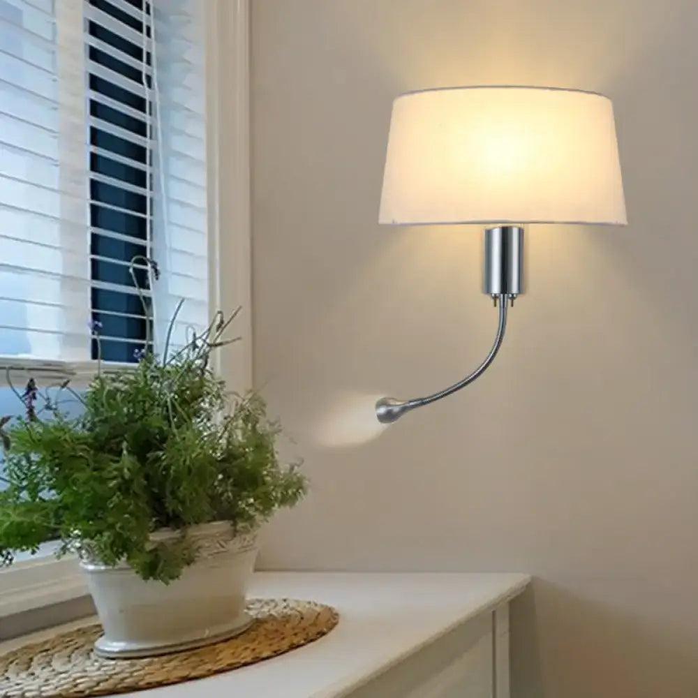 Beige Flush Wall Sconce