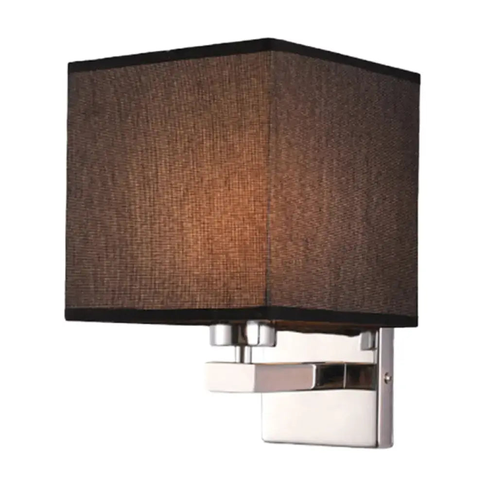 Beige Fabric Shade Sconce