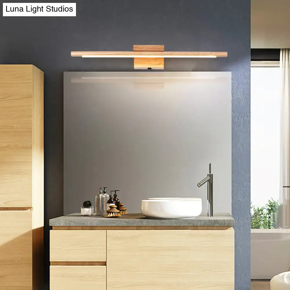 Beige LED Vanity Sconce