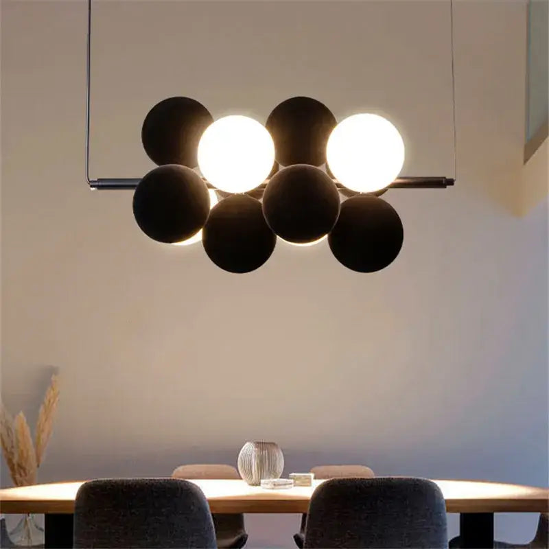 White Abstract Pendant Lamp