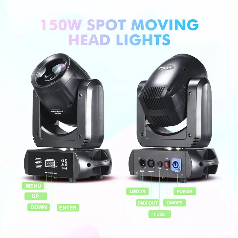 Black LED Moving Light