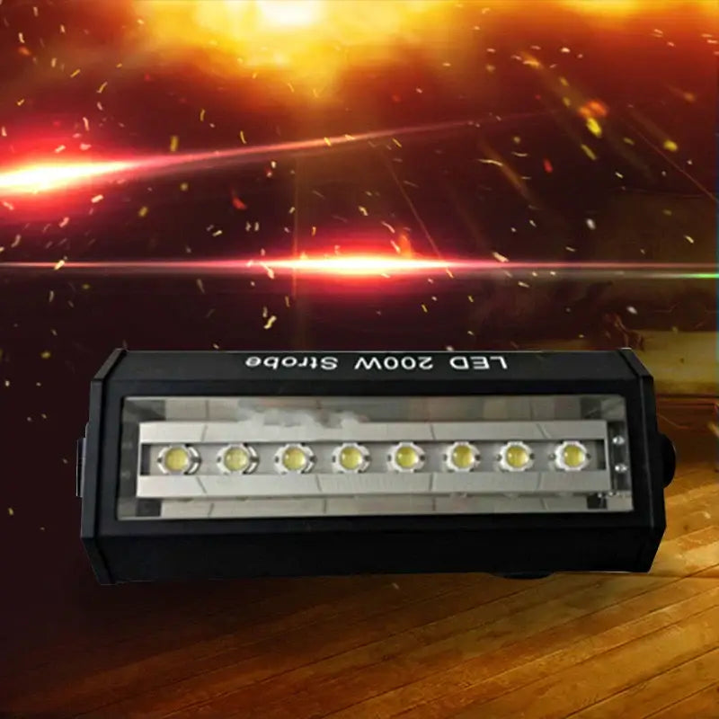 Black LED Strobe Light