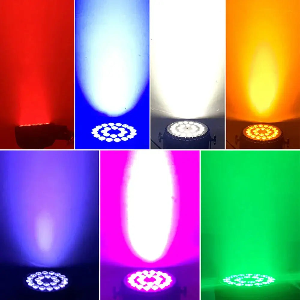 Black LED 24x18W RGBWA Par Light