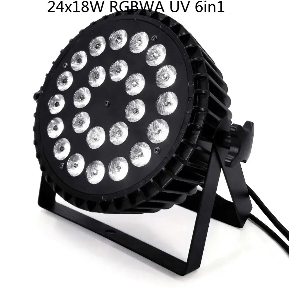 Black LED 24x18W RGBWA Par Light