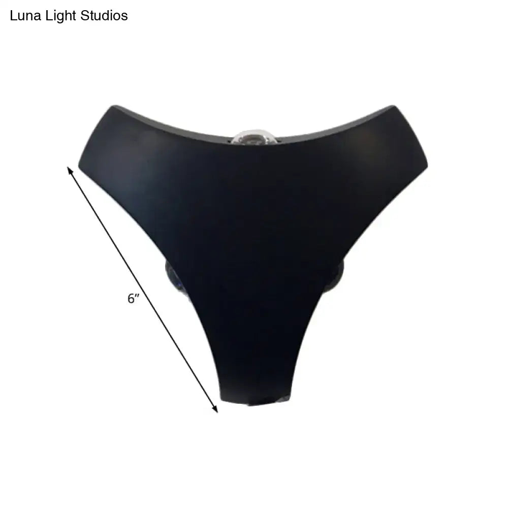 Black Triangle Stairway Sconce