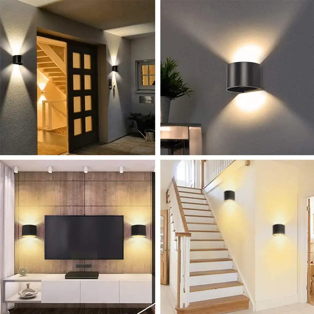 Black Adjustable Aluminum Sconce