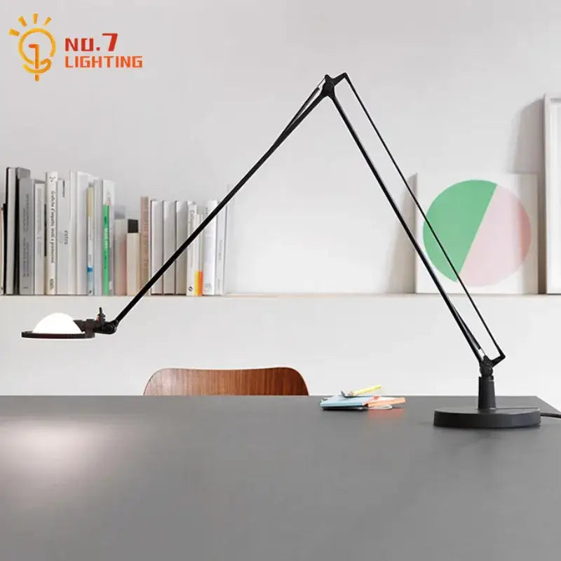 Black Adjustable LED Desk Lamp